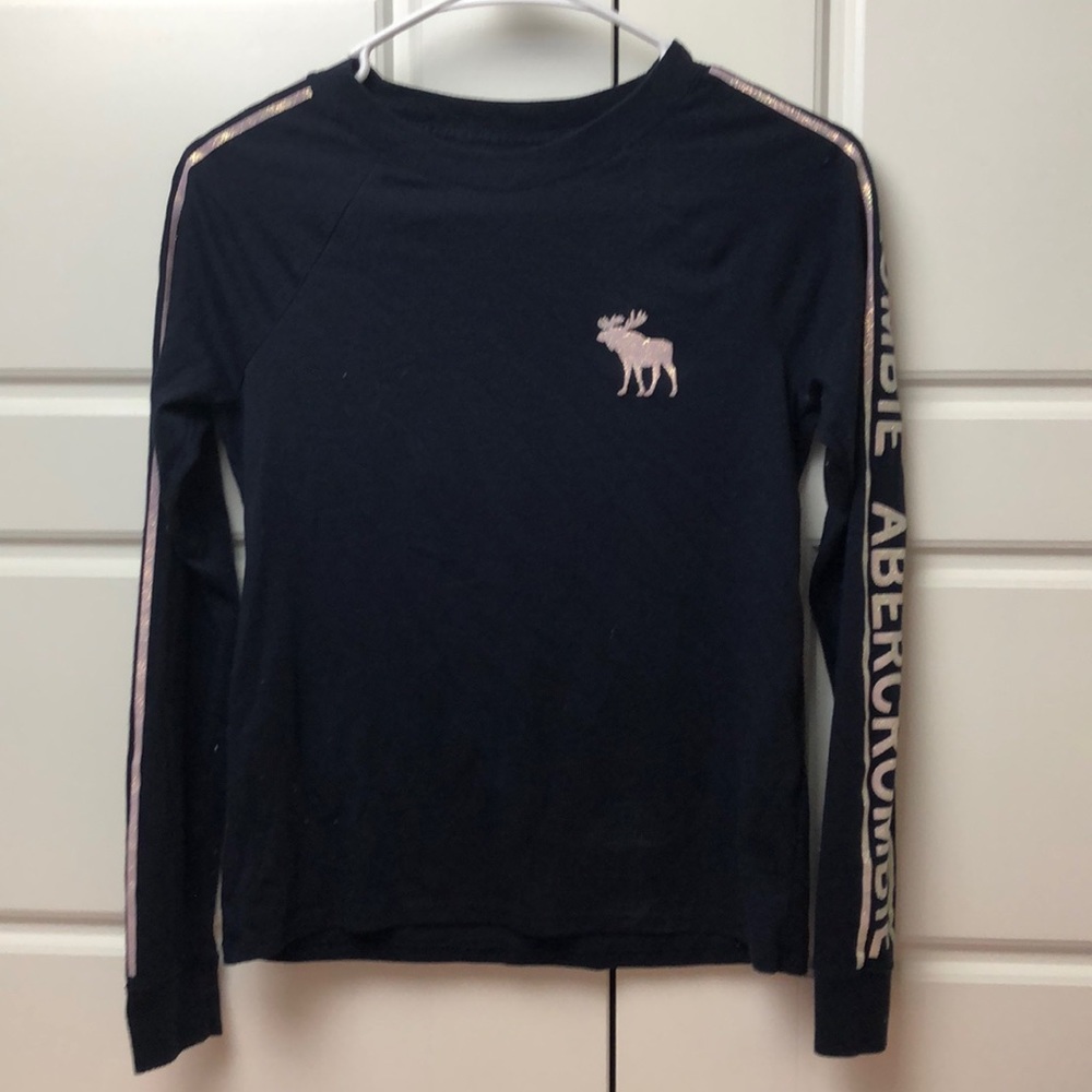 A&F Kids Girls Long Sleeve Tee